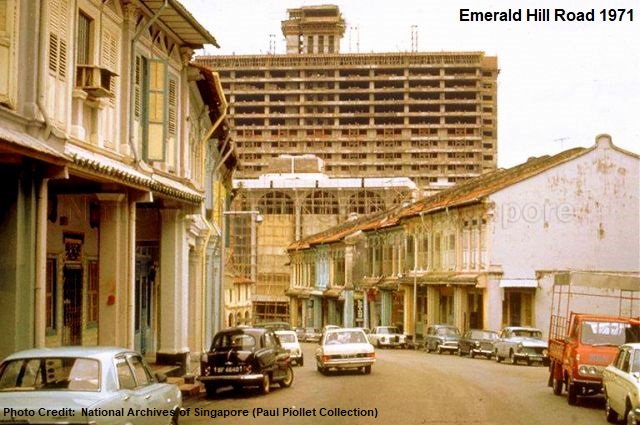 emerald hill road towards orchard road 1971