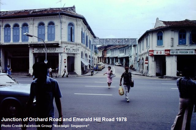 orchard road emerald road junction 1978