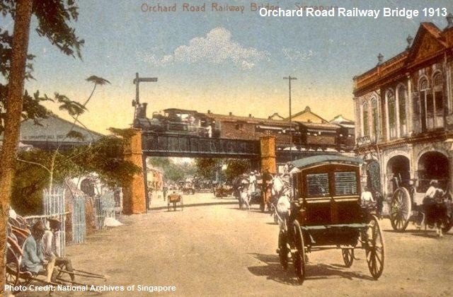 orchard road railway bridge 1913