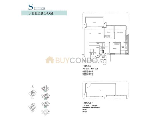 LakeVille Condominium Floor Plan