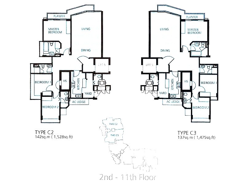 Sheares Ville condo Floor Plan