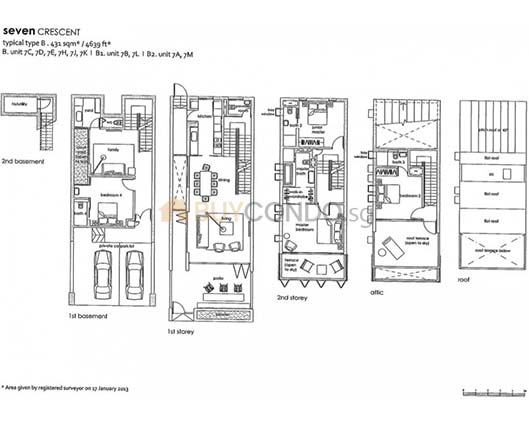 Seven Crescent Landed Floor Plan