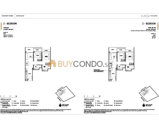 Blossoms By The Park Condominium Floor Plan