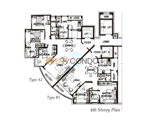 Charleston Condominium Floor Plan