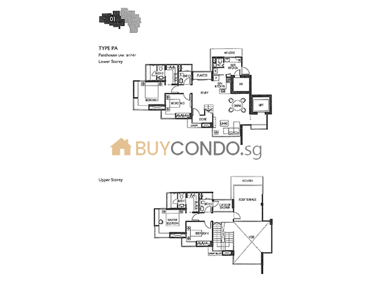 Cliften Condominium Floor Plan