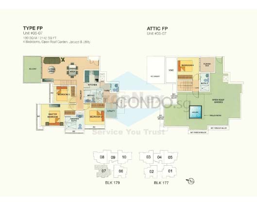 Coastal View Residences Condominium Floor Plan