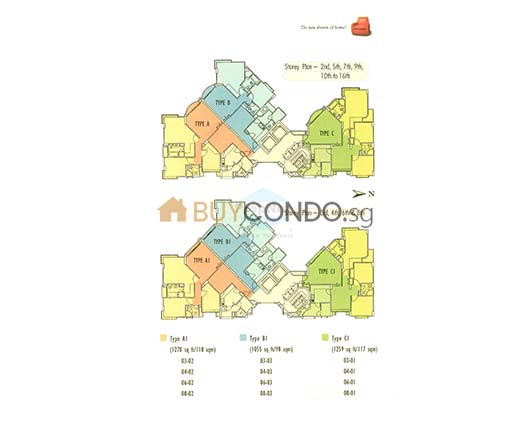 Crystal Rhu Condominium Floor Plan