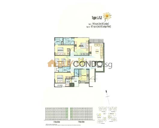 Dahlia Park Condominium Floor Plan