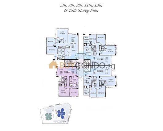 Dunman View Condominium Floor Plan