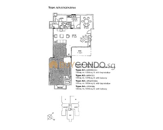 Euro-Asia Lodge Condominium Floor Plan