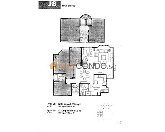 Euro-Asia Park Condominium Floor Plan