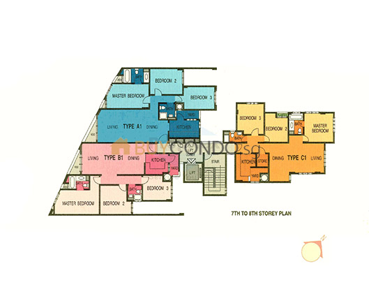 Guilin Mansions Condominium Floor Plan