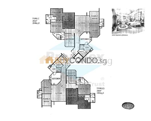 Harvest Mansions Condominium Floor Plan